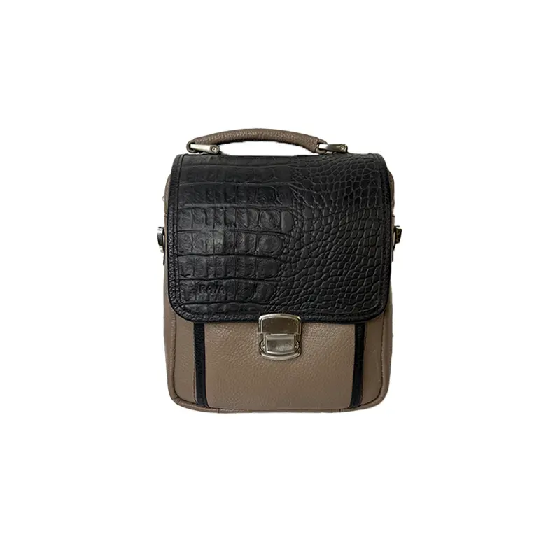 کیف دوشی چرم مردانه مدل Zoma - تصویر 4