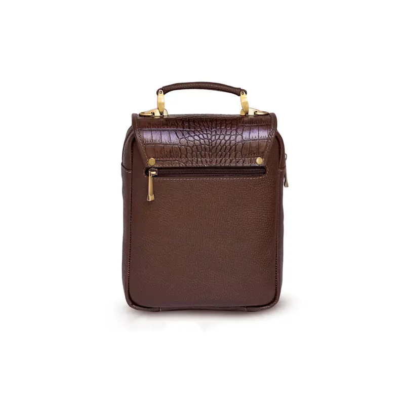 کیف دوشی چرم مردانه مدل Zoma - تصویر 3