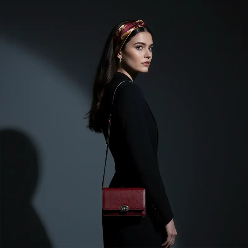 کیف دوشی چرم دخترانه مدل Safia - تصویر 2