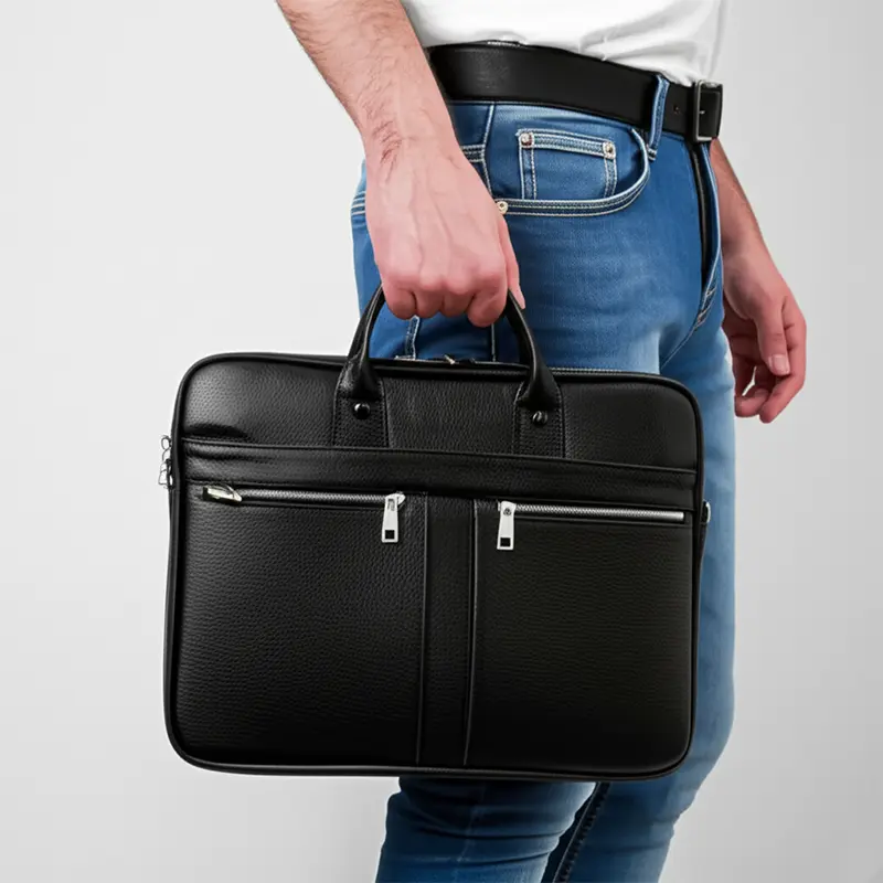 کیف اداری چرم مردانه مدل Universe - تصویر 2