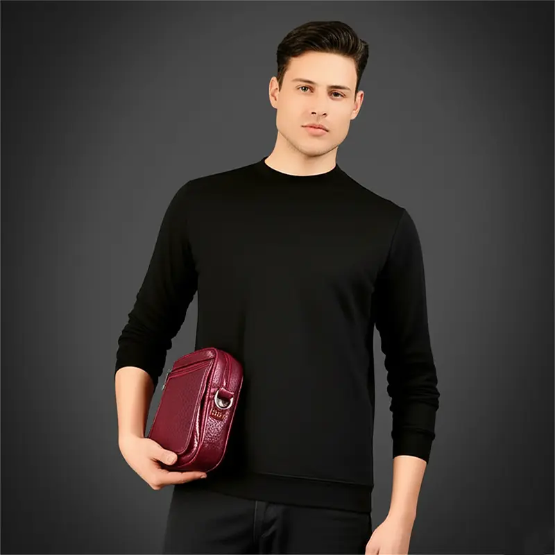 کیف دوشی چرم مردانه مدل Photon - تصویر 2