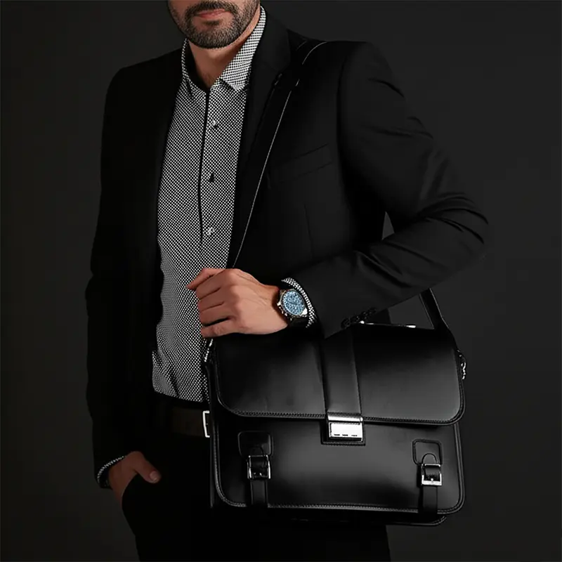 کیف اداری چرم مردانه مدل Radar - تصویر 2